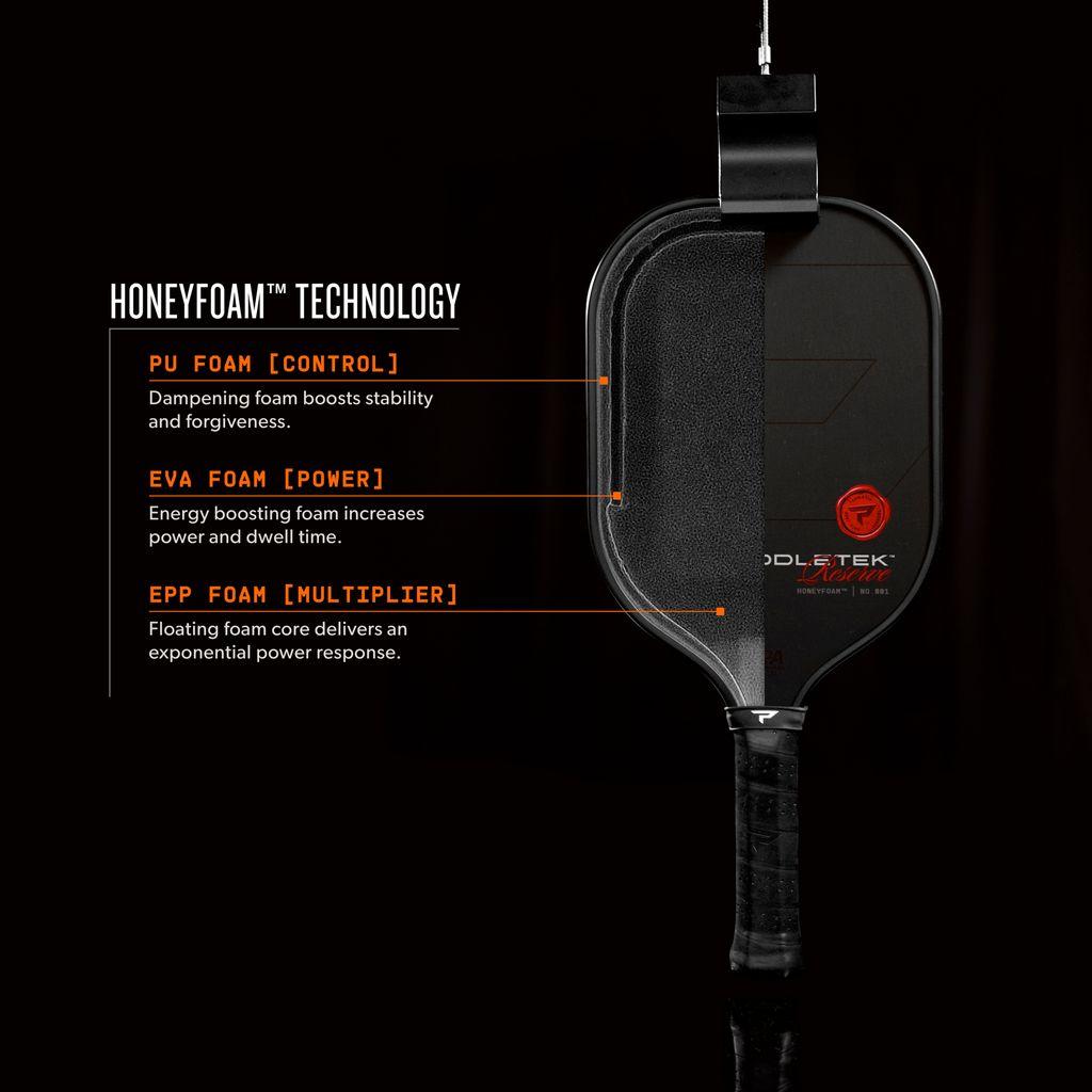 Honeyfoam Core công nghệ lõi vợt pickleball Paddletek