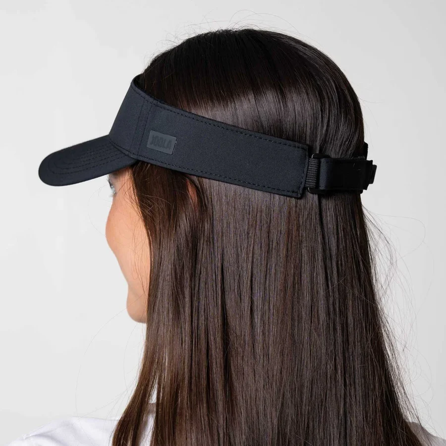 Mặt sau visor JOOLA Essential với dây điều chỉnh, đuôi tóc luồn qua khoảng hở