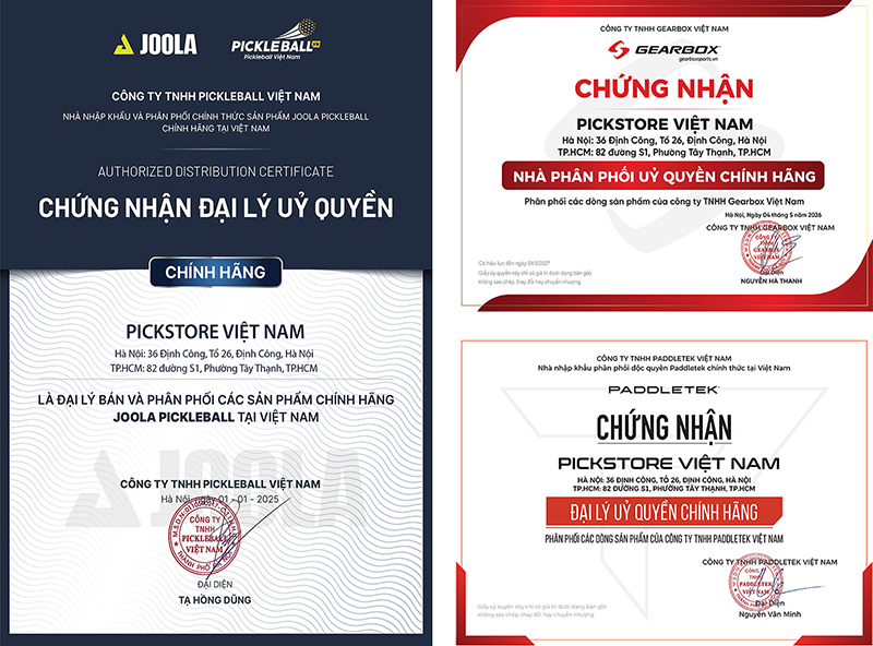 PickStore Việt Nam Đại lý ủy quyền Pickleball chính hãng tại Việt Nam