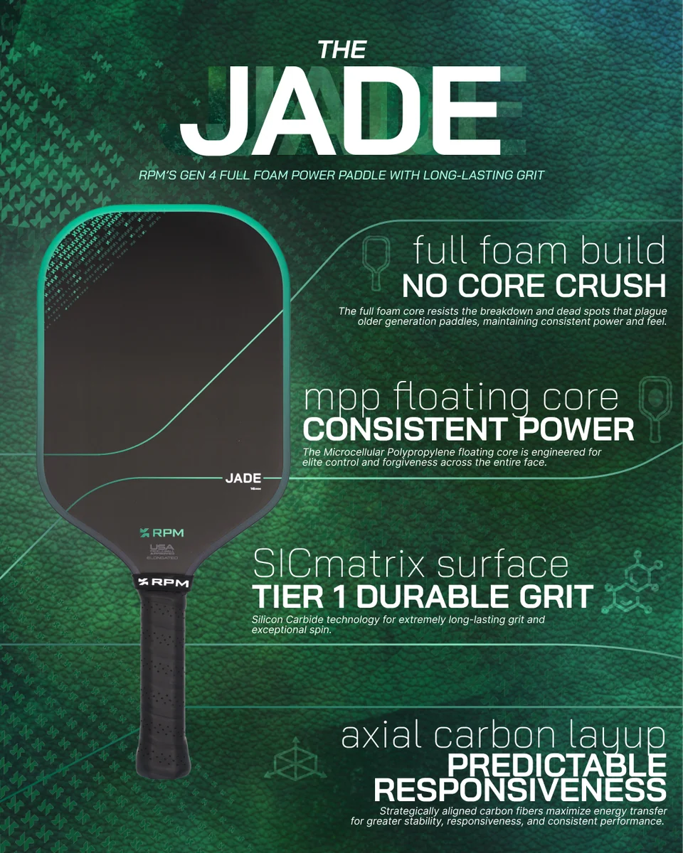 Ảnh công nghệ dòng Jade gồm lõi full foam, MPP floating core, mặt SICmatrix và Axial Carbon Layup