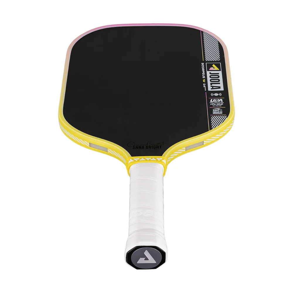Scorpeus Pro IV Asia Colorway chụp từ phía đầu cán nhìn lên mặt vợt