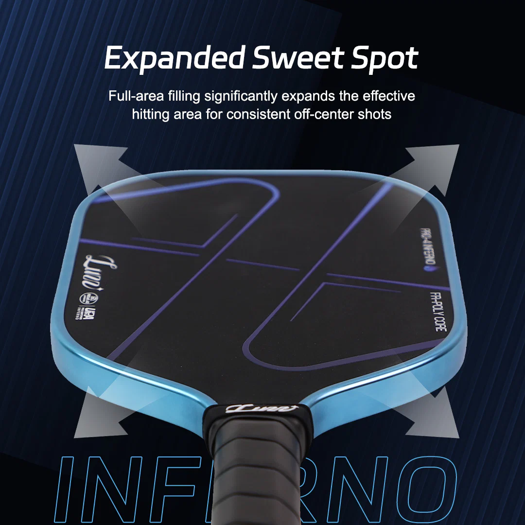 Vợt Luzz Pro 4 Blue Blaze Inferno 16mm chính hãng, giá tốt