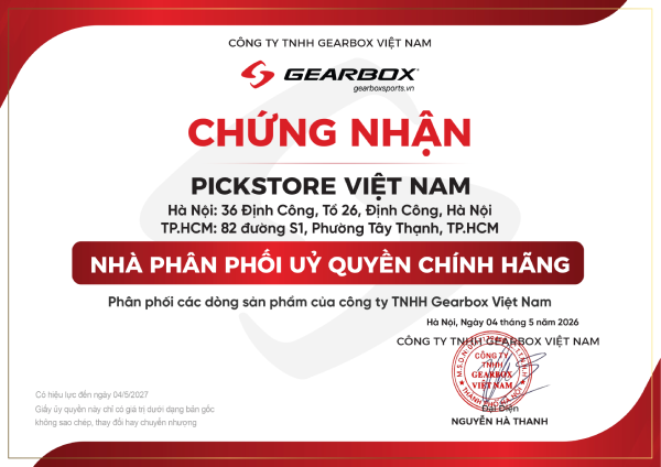 PickStore Việt Nam - Đại lý uỷ quyền Chứng nhận đại lý uỷ quyền Gearbox chính hãng