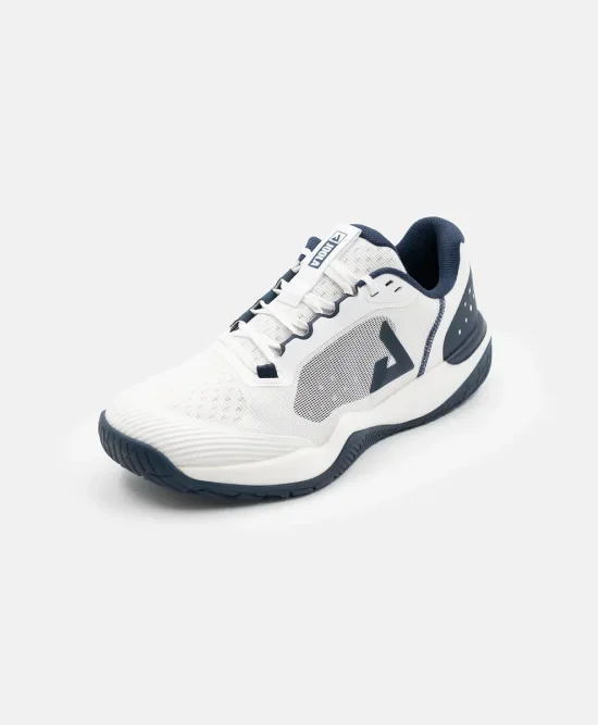 Giày Nam Joola FUNKSH1n_PB R4LLy (White/Midnight Navy) – góc chếch 3/4 phía trước - Ảnh 2