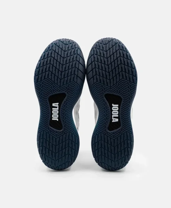 Giày Nam Joola FUNKSH1n_PB R4LLy (White/Midnight Navy) – cả đôi lật ngửa thấy trọn hoa văn đế - Ảnh 4