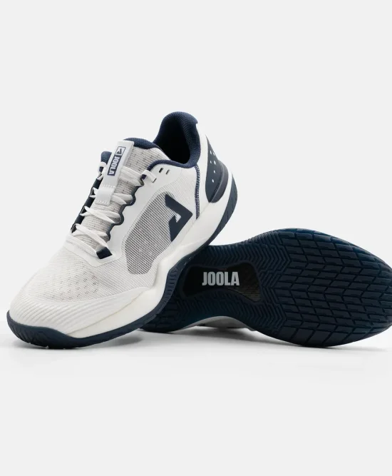 Giày Nam Joola FUNKSH1n_PB R4LLy (White/Midnight Navy) – một chiếc dựng cạnh một chiếc lật ngửa - Ảnh 6