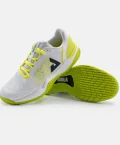 Giày Nam Joola FUNKSH1n_PB R4LLy (White/Black-Pickleball Green) – một chiếc dựng cạnh một chiếc lật ngửa - Ảnh nhỏ 7