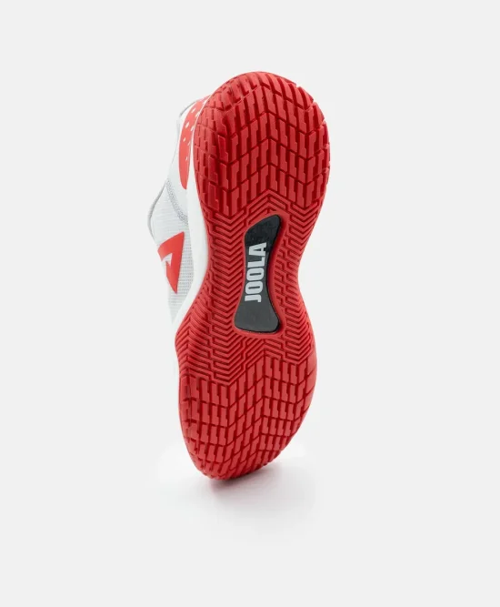 Giày Nữ Joola FUNKSH1n_PB R4LLy (White/Bright Red) – dựng nghiêng khoe đế ngoài - Ảnh 3