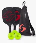 Ultimate Pickleball Starter Kit – 2 vợt, 3 bóng GB1, 1 túi đeo chéo - Ảnh nhỏ 2