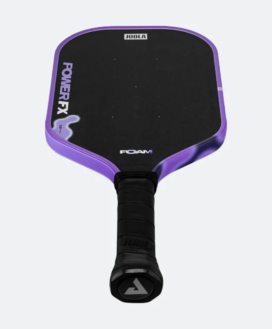 Power FX Mischief nhìn chếch từ đuôi cán lên mặt vợt - Ảnh 3