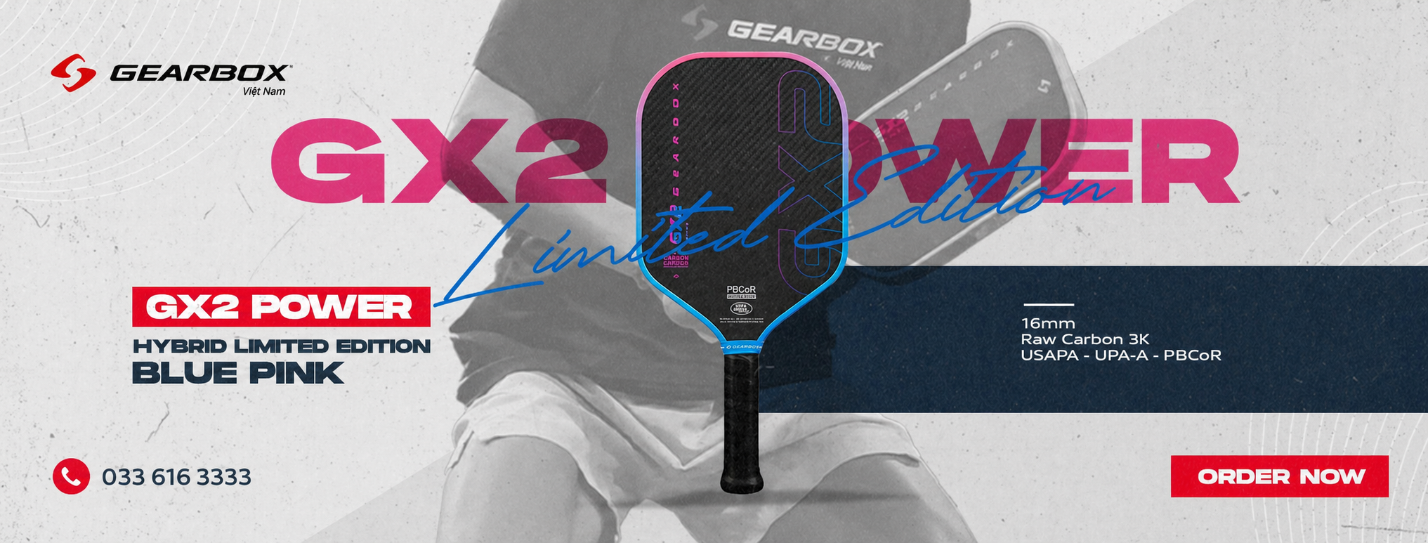 GX2 Power Hybrid Limited Edition Blue Pink