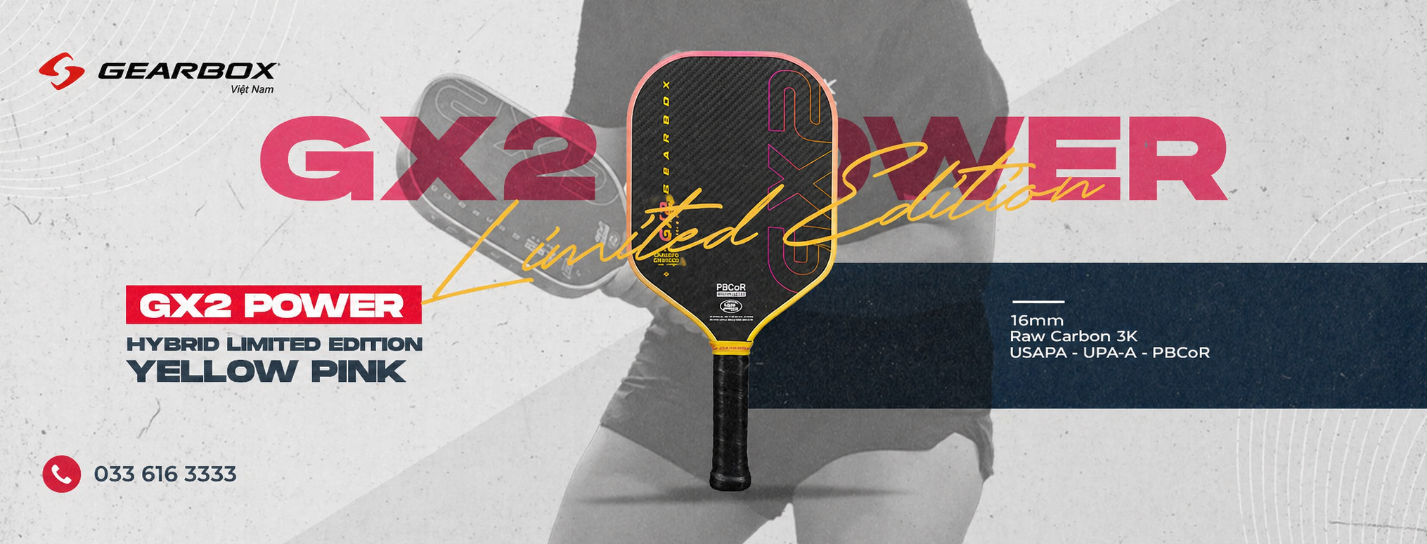 GX2 Power Hybrid Limited Edition Yellow Pink